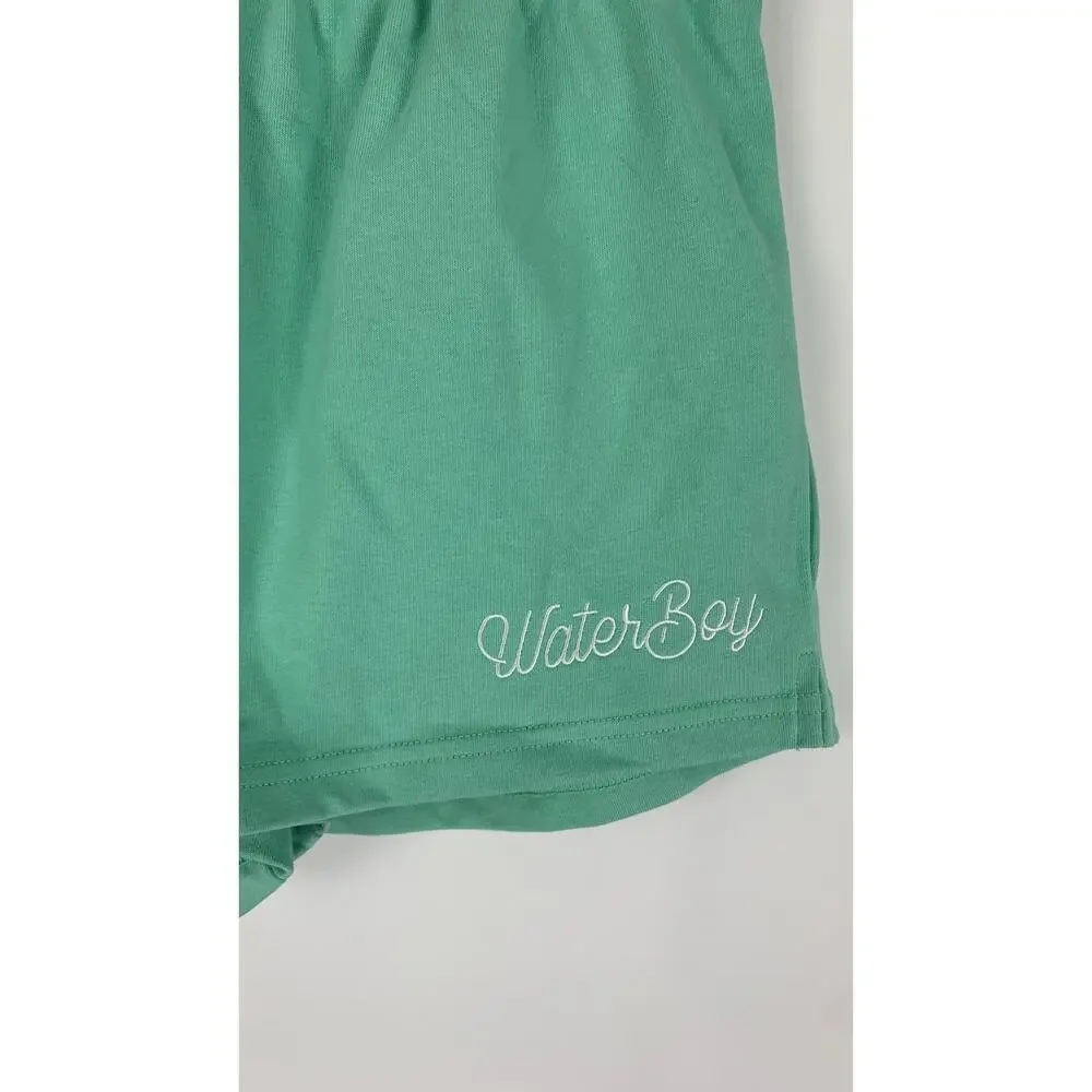 WaterBoy Women’s Classic Gym Short Pastel Green Size Small New High Waist